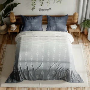 PREMIUM 300 TC 100% COTTON KING SIZE BEDSHEET - MIDNIGHT MIST