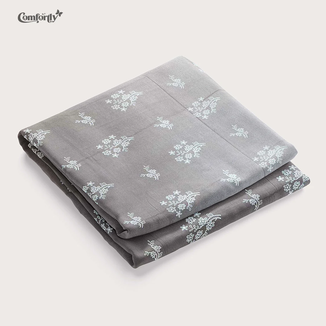 PREMIUM 300 TC 100% COTTON KING SIZE BEDSHEET - MOONLIGHT ASH