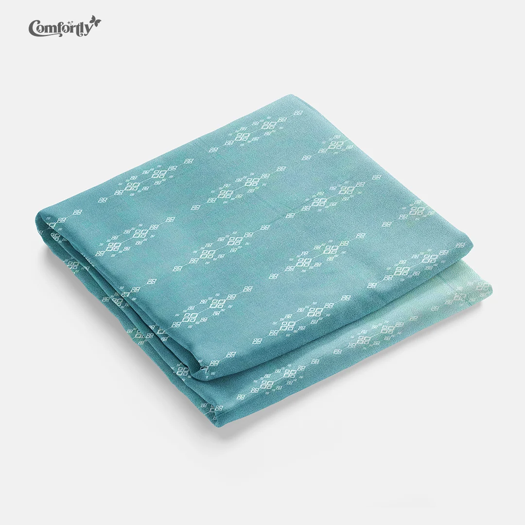 PREMIUM 300 TC 100% COTTON KING SIZE BEDSHEET - OCEAN WHISPER