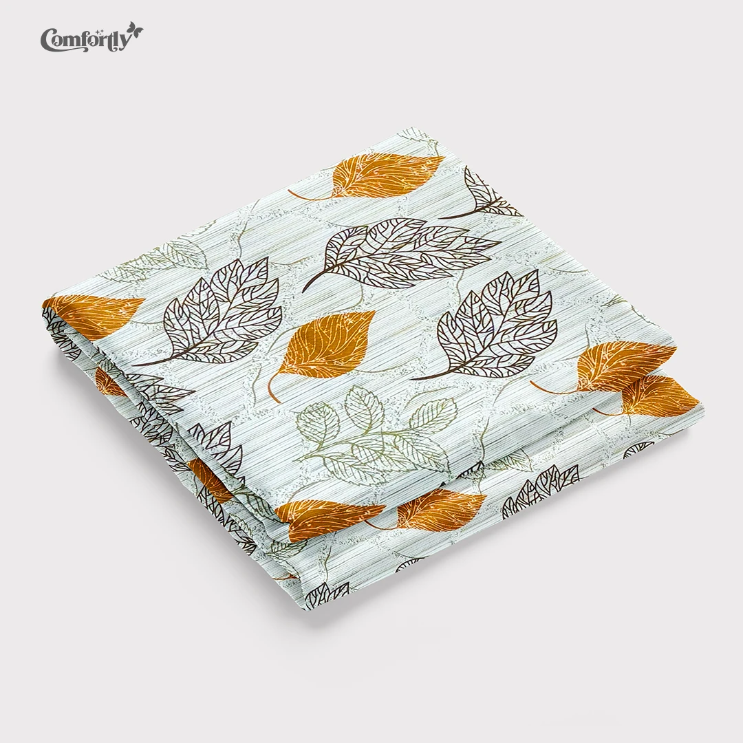 100% COTTON DOUBLE SIZE BEDSHEET - AUTUMN WHISPERS