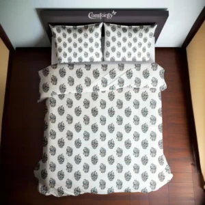 100% COTTON SINGLE SIZE BEDSHEET - PASTEL CALM