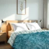 Double bed malmal reversible dohar in soft breathable cotton fabric for all season comfort