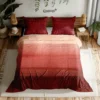 Crimson Dusk Bedsheet