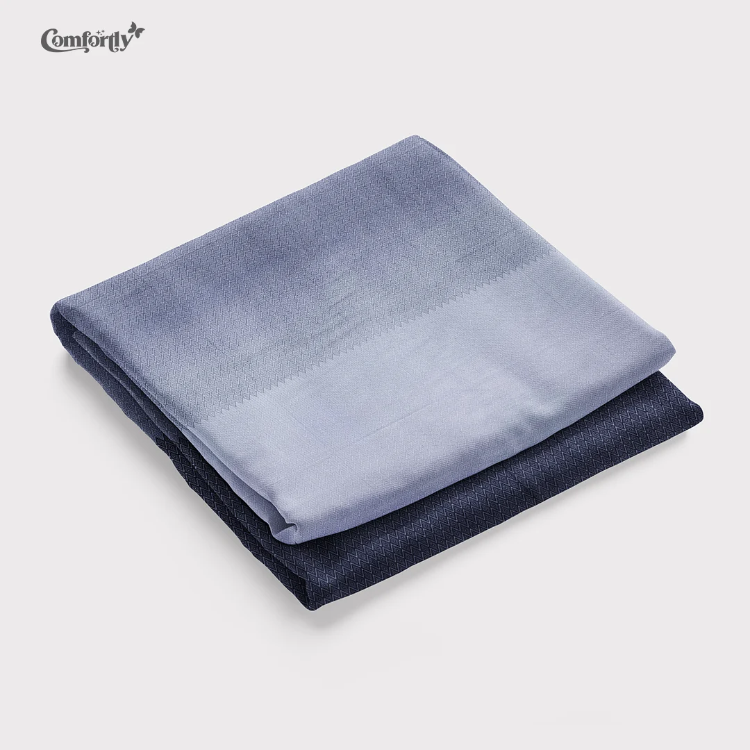PREMIUM 300 TC 100% COTTON KING SIZE BEDSHEET – INDIGO DUSK