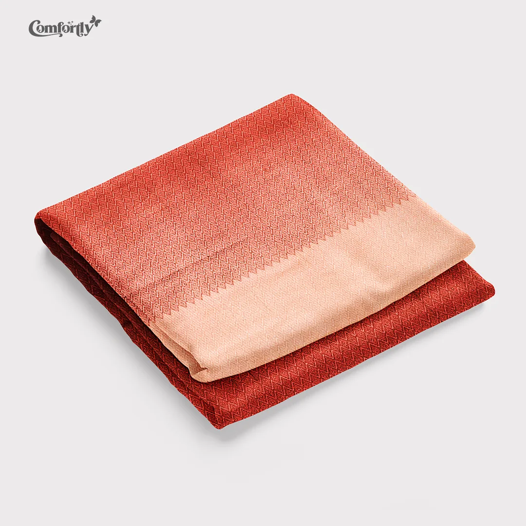 PREMIUM 300 TC 100% COTTON KING SIZE BEDSHEET – CRIMSON DUSK