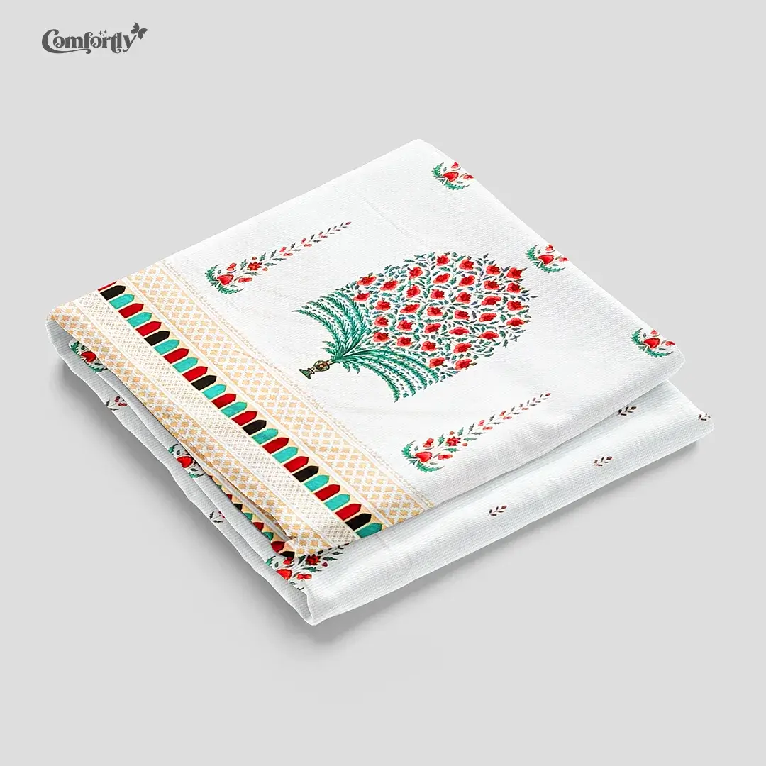 100% COTTON KING SIZE BEDSHEET – RAJASTHAN ROYALS