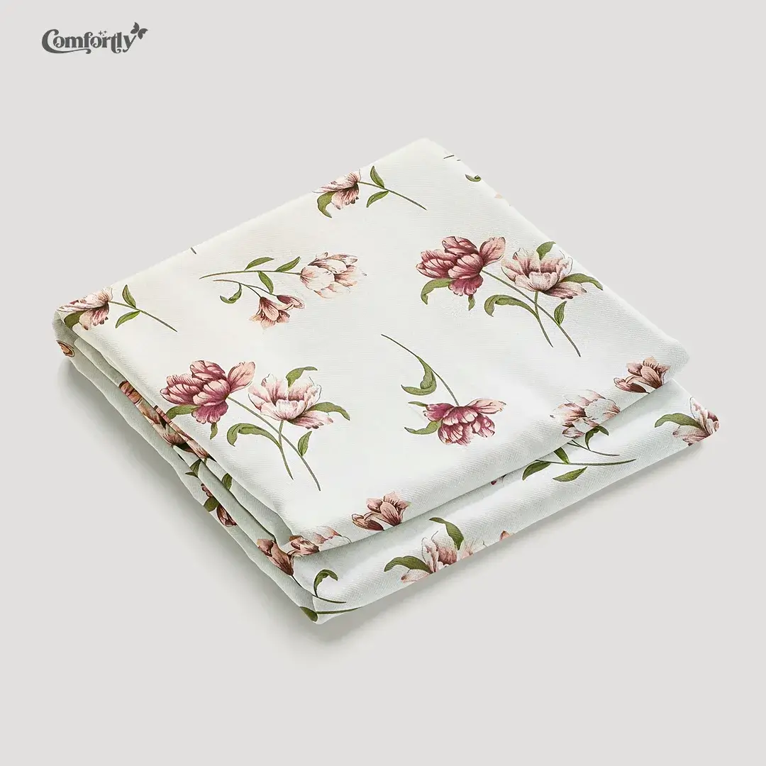 100% COTTON DOUBLE SIZE BEDSHEET – ROSE ESSENCE