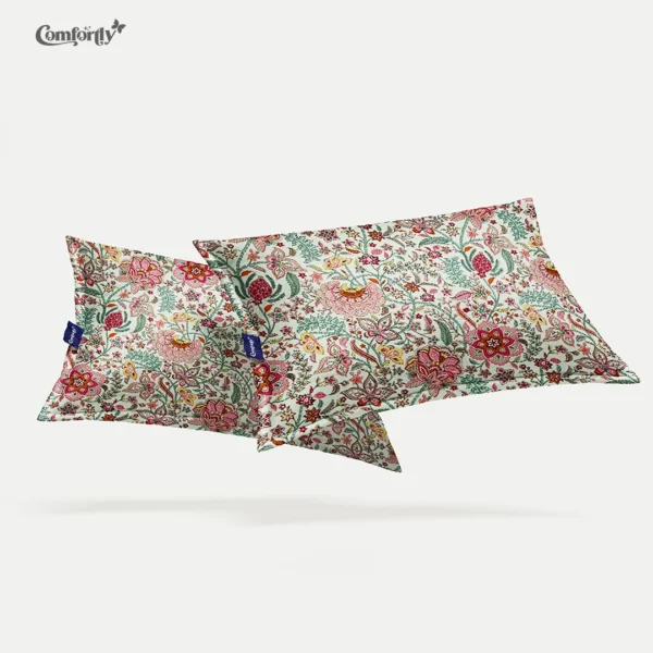 Tapestry Blush 100% Cotton Fitted Bedsheet