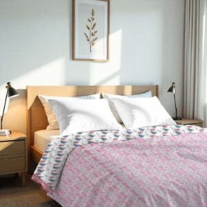 Pink Harmony Malmal Reversible Dohar