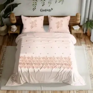 Victorian Charm dusty pink bedsheet