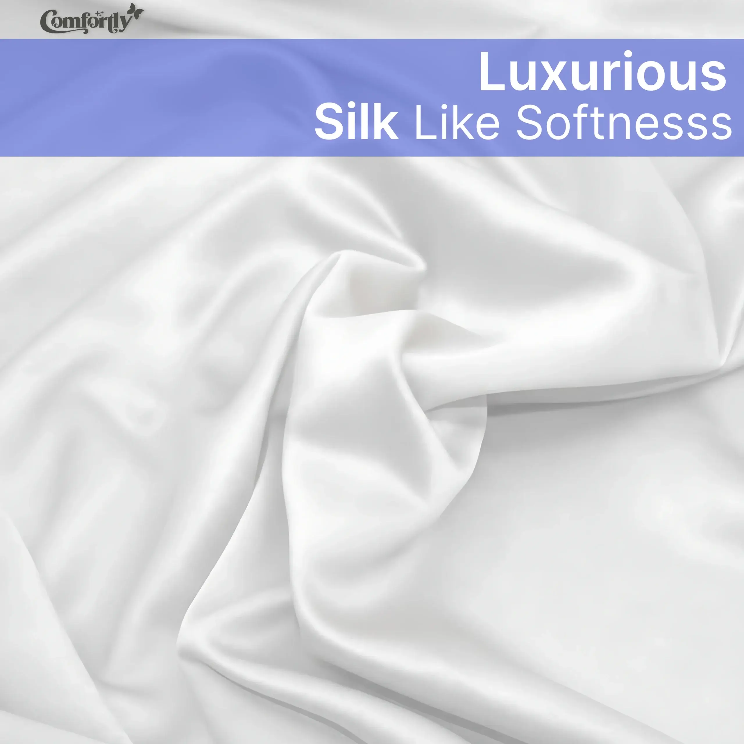 soft white satin ornate king size bedsheet