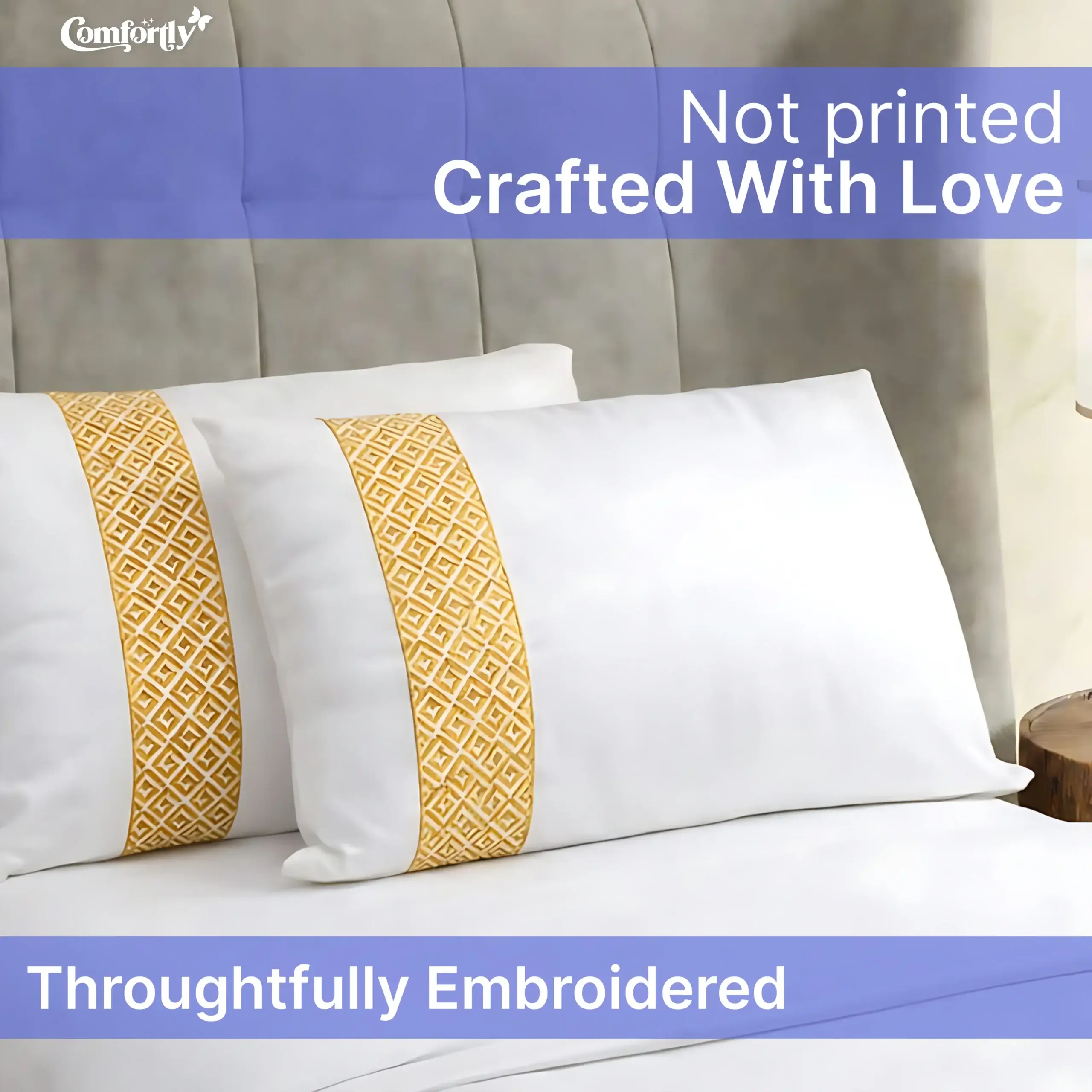 SATIN REGENT 300 TC SATIN KING SIZE BEDSHEET – SOFT WHITE