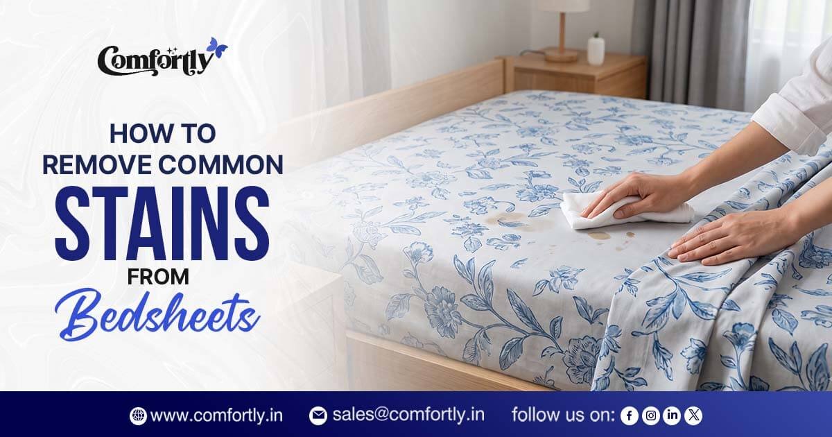 How to Remove Common Stains from Bedsheets